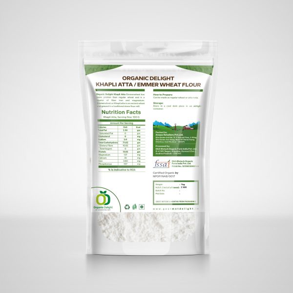 Organic Khapli Atta gir organic khapli atta