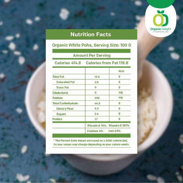 Organic White Poha organic white pohang