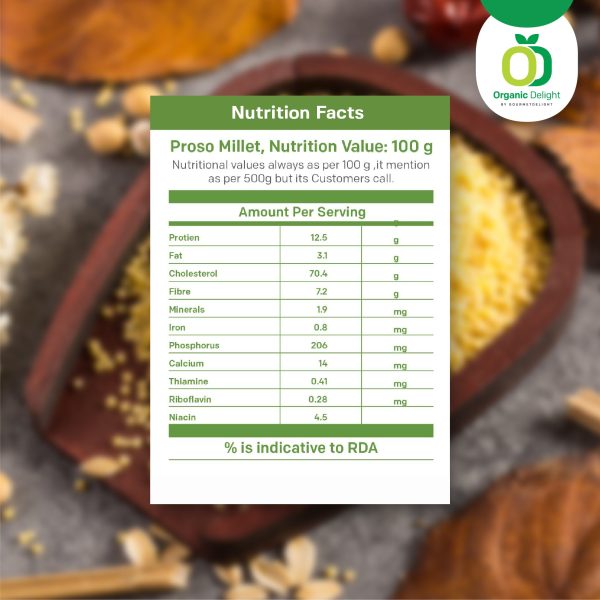 Organic Proso Millet organic proso millet