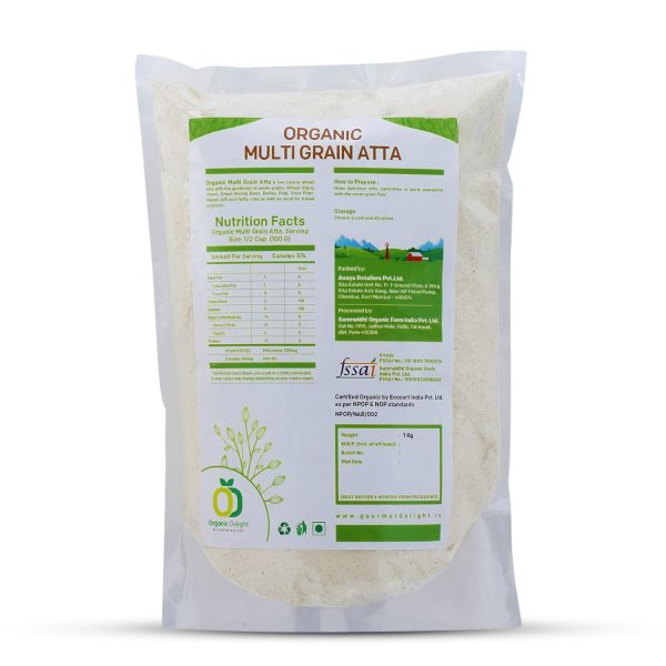 Organic MultiGrain Atta 10 Grain Mix organic multigrain atta 10 grain mixing