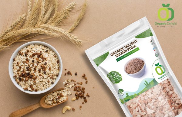 Organic Brown Poha organic brown pohang