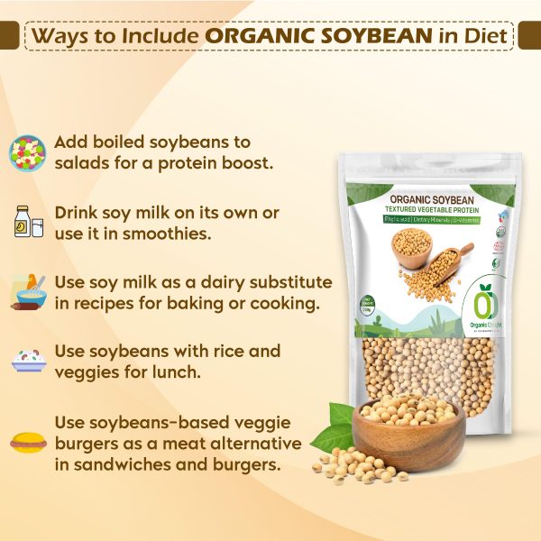 Organic Soyabean whole organic soybean whole