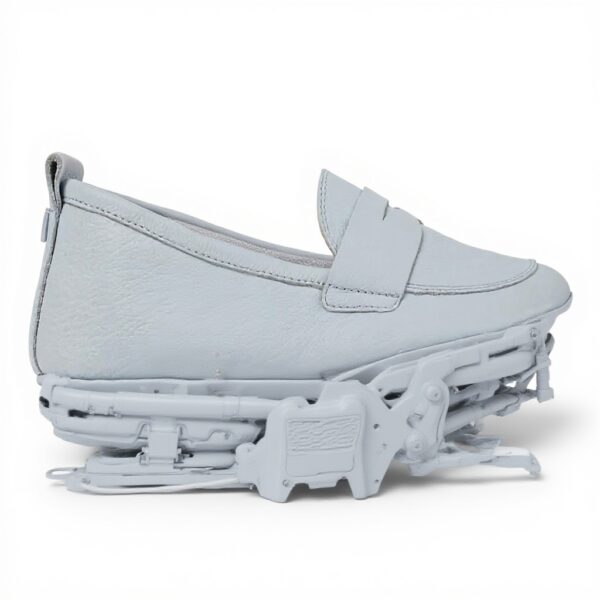 Camper Right Nina Mocassino Donna Pelle Grigio Pastello