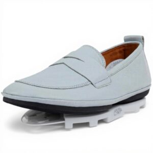 Camper Right Nina Mocassino Donna Pelle Grigio Pastello