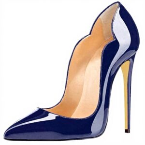 EDEFS Scarpe col Tacco Donna 120mm Tacchi Alti Sintetiche