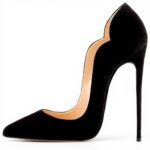 EDEFS Scarpe Donna Tacco 12 CM Pelle Sintetica Nero