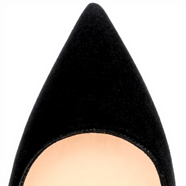 EDEFS Scarpe Donna Tacco 12 CM Pelle Sintetica Nero