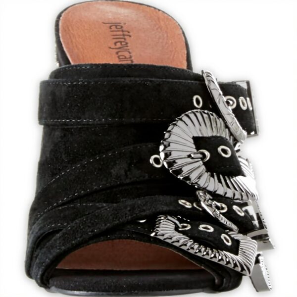 Sandali Jeffrey Campbell Punta Chiusa Nero Suede Donna