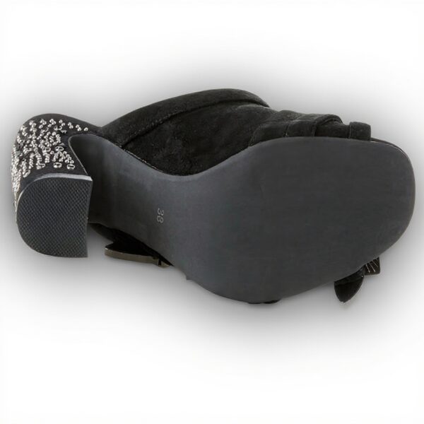 Sandali Jeffrey Campbell Punta Chiusa Nero Suede Donna