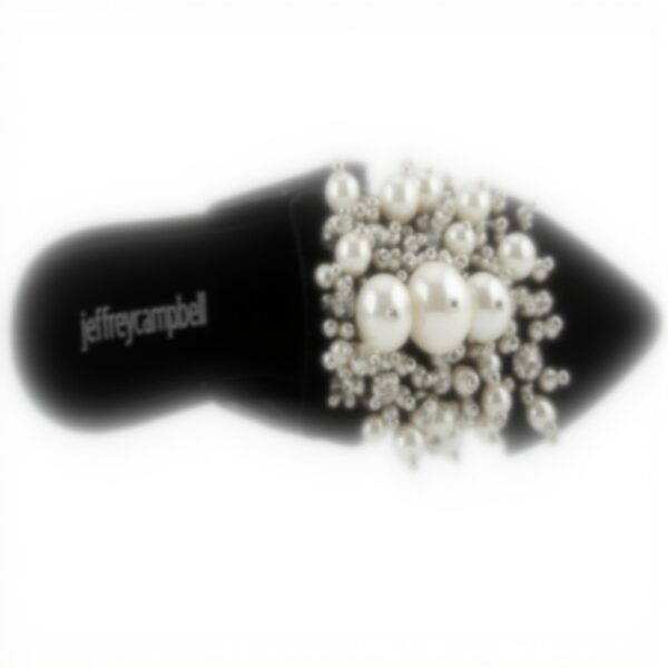 Sandali Jeffrey Campbell Punta Chiusa Nero Suede Donna