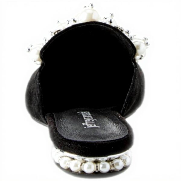 Sandali Jeffrey Campbell Punta Chiusa Nero Suede Donna