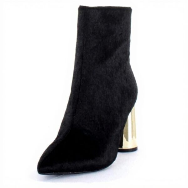 Stivali Jeffrey Campbell Nero Tacco Oro Donna Moda
