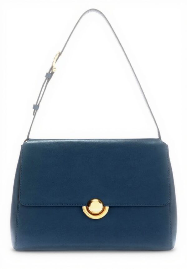 Borsa a spalla Furla Domus Grigio Blu design moderno