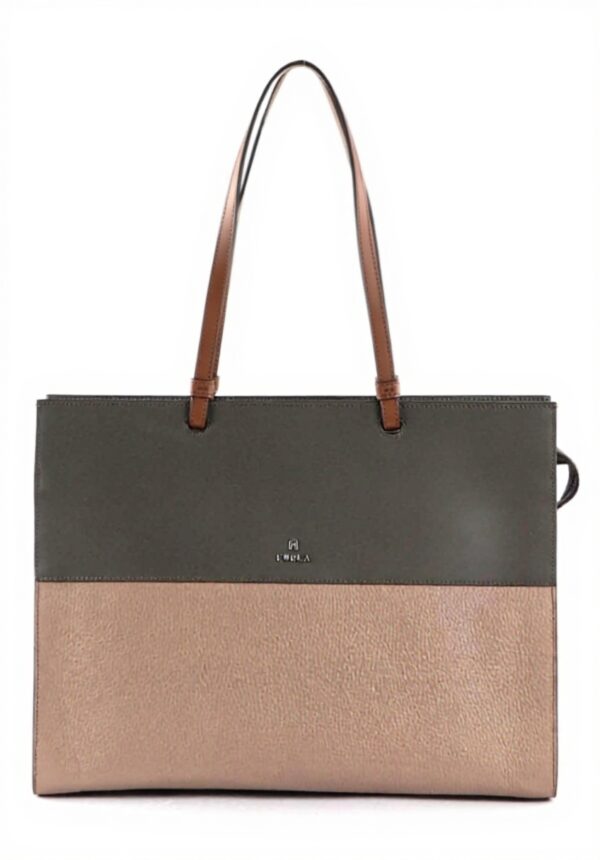 FURLA Borsa a Spalla Donna Pelle Tote Varsity Style