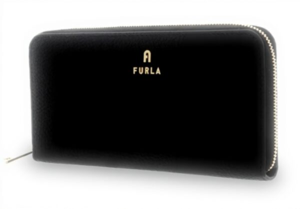 Portafoglio Furla Camelia Zip Around XL Nero Pelle