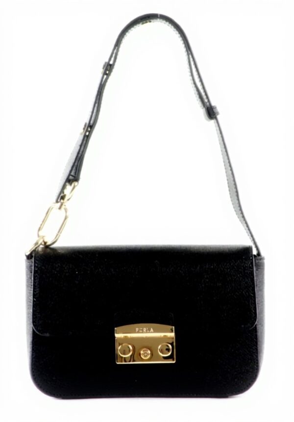 FURLA Metropolis borsa a spalla nera donna elegante