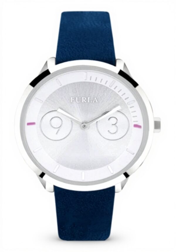 Orologio Furla Donna Pelle Vitello Blu Analogico Quarzo