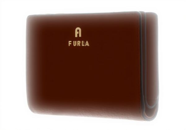 Portafoglio donna FURLA pelle Camelia Compact Wallet Cognac