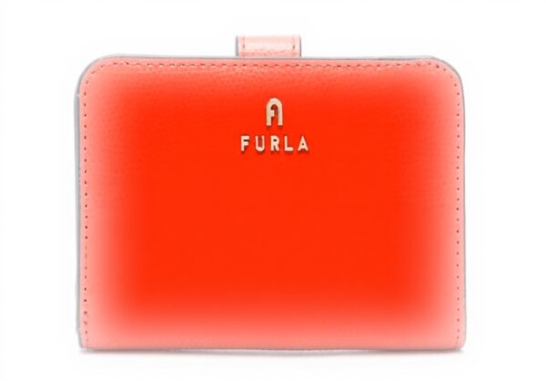 Portafoglio Furla Camelia Paprika Azalea chiusura bottone