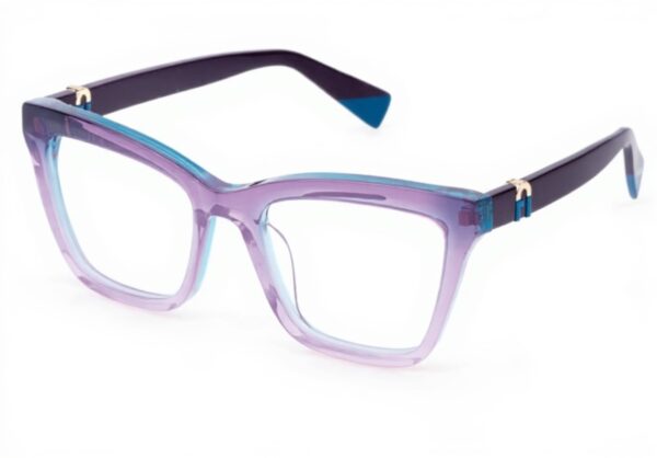 Montature occhiali Furla Vfu763 Donna oro rosa scintillante