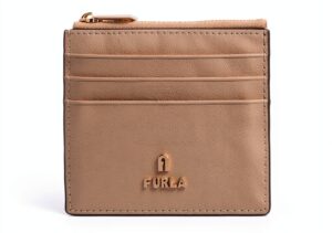 FURLA Porta Carte Donna Zipped Card Case Pelle Design-0