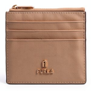 FURLA Porta Carte Donna Zipped Card Case Pelle Design-0