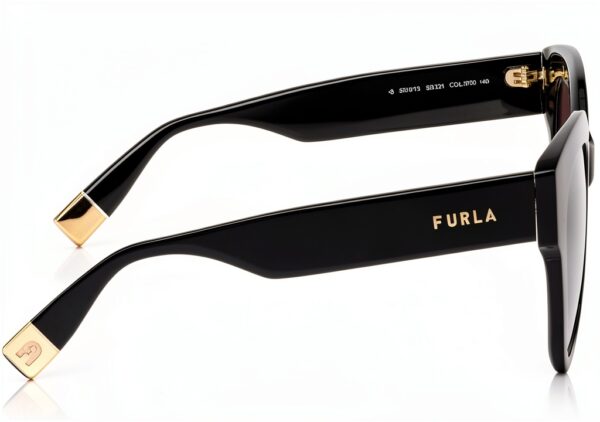Sunglasses Furla Acetato Cellulosa Donna Nero Lucido SFU813-2