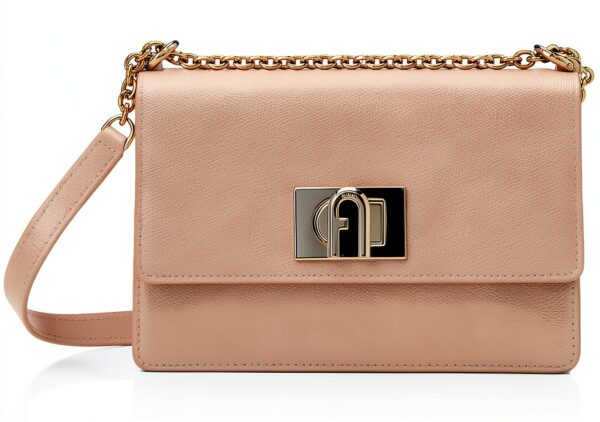 FURLA Borsa a tracolla pelle design elegante donna-0