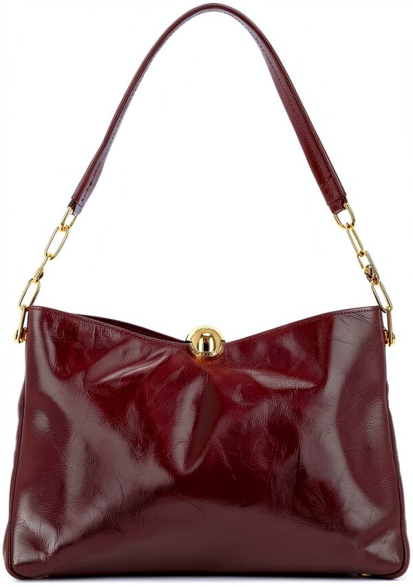 Furla borsa a tracolla pelle Sfera Soft Rubino bordeaux
