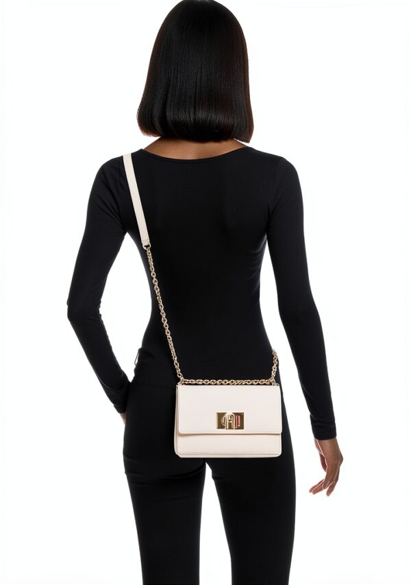 FURLA Borsa a tracolla pelle design elegante donna-4