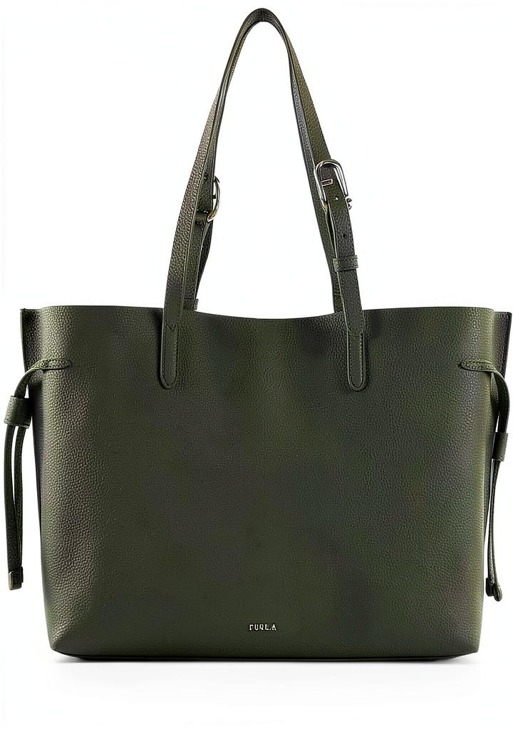 Borsa Furla Donna mostrata in uso quotidiano con oggetti essenziali