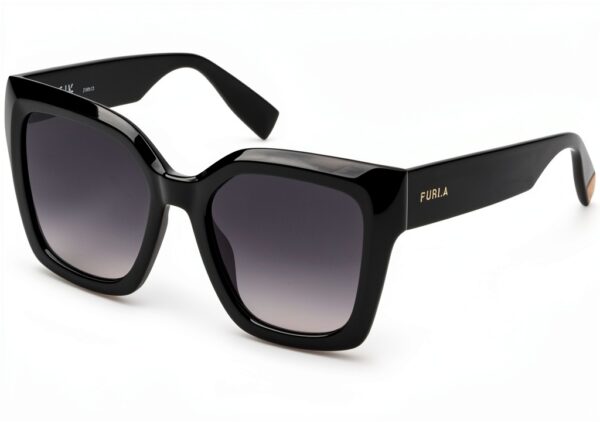 Sunglasses Furla Shiny Black Cura Quotidiana Donna-0