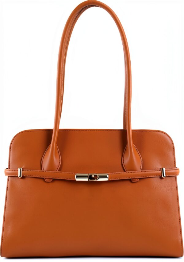 Furla Goccia Dome Shoulder Bag L Brandy borsa a spalla donna