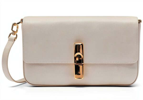 Borsa a spalla Furla Tracollina Iride Panna pelle donna