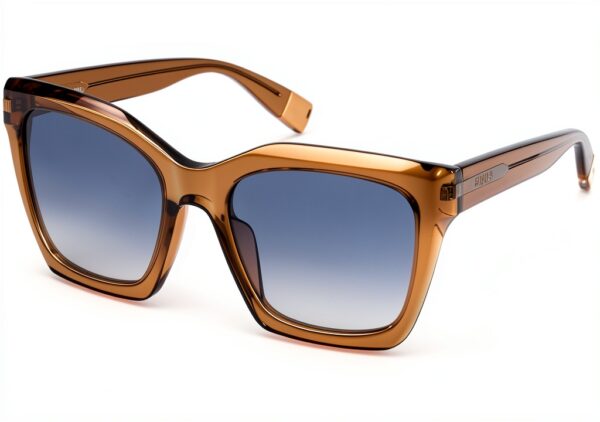 Furla Occhiali da Sole Donna Trasparenti Cognac Moda-0